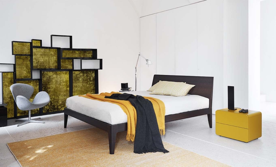 Letti, comò e comodini moderni Camera da letto olmo naturale